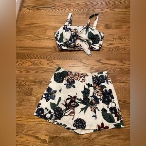 The Room Brand Floral Short Set